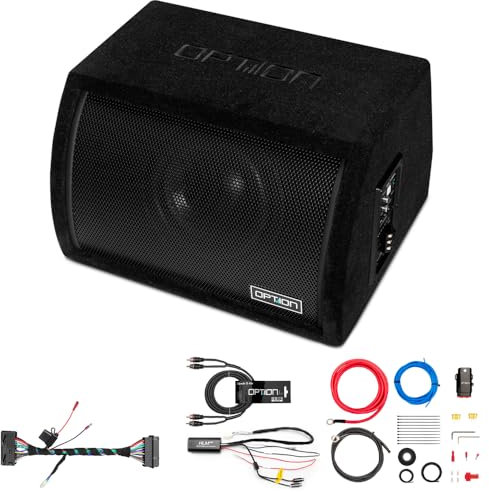 Option Subwoofer Upgrade für BMW F-Reihe (nur mit H/K-Soundsystem Logic 7 ab Werk kompatibel) - Subwoofer Set kompatibel mit BMW 3er F30, F31, F36, F32 PULSE-8BRA Bassreflex-Subwoofer