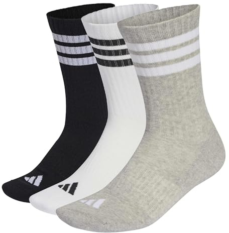 adidas Unisex 3stripes Cushioned Sportswear Crew Socks 3 Pair Pack Socken