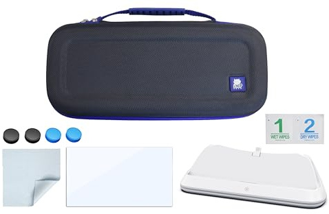 Protect and Charge Pack for PlayStation Portal with LED Charge Stand, Protector Case, Screen Protector and Thumb Grips