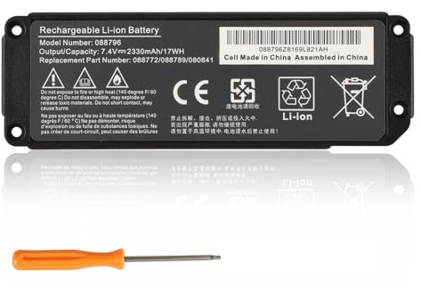 LUSONBAY 088796 Bluetooth-Lautsprecher kabelloser Lautsprecher Akku für Bose Soundlink Mini 2 088789 088772 080841 7,4 V 17 WH (DIY-Löten erforderlich)