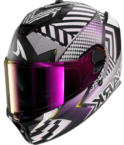 SHARK, Integraler Motorradhelm SPARTAN GT PRO CARBON STHYR Carbon Violet Chrome DVU, XL