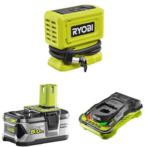 Ryobi RPI18-0 Pressure Inflator + 5ah Battery & Charger