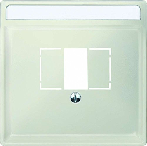 Merten 297829 Zentralplatte für TAE/Audio/USB, lichtgrau, System Fläche