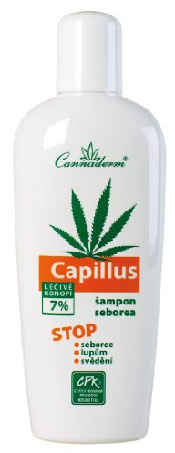 CANNABIS-COSMETICS Capillus Hanf-Shampoo zur Behandlung der Kopfhaut mit Seborrhoe, seborrhoischer Dermatitis oder Psoriasis, 150 ml
