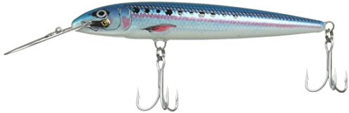 Rapala - Countdown Magnum Angelköder - Angelzubehör mit Abachiholz-Konstruktion - Salzwasser Spinnköder - Lauftiefe 5.4-6.3m - Fischköder 18cm, 70g - Hergestellt in Estland - Blue Sardine