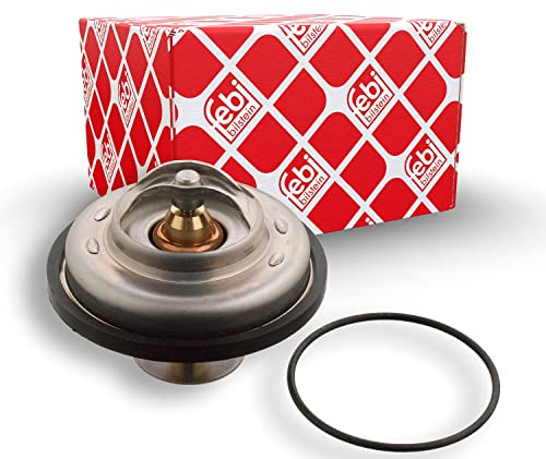febi bilstein 09324 Thermostat mit Dichtring, 1 Stück | Kompatibel mit: RENAULT 21, 21 Kasten/Kombi, 21 Kombi, 21 Stufenheck, 25, ESPACE II, TRAFIC Bus, TRAFIC Kasten