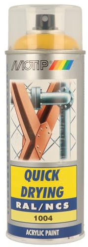 Motip 07072 HG RAL 1004 goldgelb 400 RAL-Lack