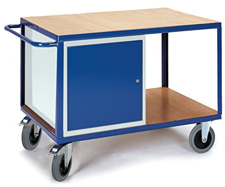 Rollcart Großer Werkstattwagen mit Stahlschrank, 07-4318