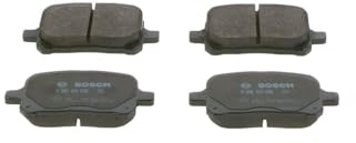 Bosch BP356 - Brake Pads Car Front Axle - Bosch Quality - Reduced Noise and Dust - ECE-R90 Certified - Copper-Free - 1 Set of 4 Pads