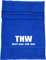 ShirtShop-Saar THW You'll Never Walk Alone; Badetuch Royalblau