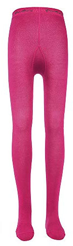 EWERS Collant per neonati e bambini per ragazze e ragazzi, Made in Europe, Collant in cotone tinta unita Basic, fucsia, 68