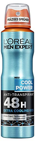 L'Oréal Men Expert Deodorant Cool Power, 48h Deo-Schutz, 6er Pack (6 x 150 ml)