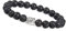 GD GOOD.designs Buddha Armband für Damen und Herren I Perlenarmband mit echten 8mm Lava Perlen I Schwarzes Kugelarmband