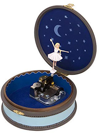 Lutèce Créations Spieluhr/Spieldose/Musikbox, Fetisch von Félicie, die Ballerina des Animationsfilms Ballerina (mit Tanzender Ballerina) - Schwanensee (P. I. Tschaikowski)