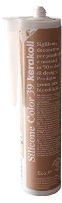 KERAKOLL SILICONE COLOR - 39 Cartuccia da 310 ml di sigillante decorativo per piastrelle e mosaici