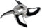 vhbw coltello a falce modello 32, foro centrale quadrato 15,1 x 15,1mm, in acciaio inossidabile compatibile con ADE, Caso, Fama, KBS, tritacarne