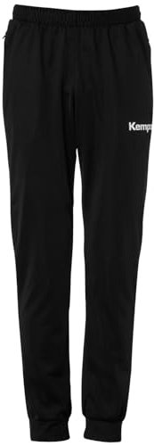 Kempa Herren Kempa Lite Herren Jungen Trainingshose Jogginghose Sporthose lang, Schwarz/Weiß, L EU