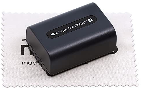 Batterie de Remplacement pour Sony FDR-AX33, DCR-DVD105E, DVD310E, DCR-HC20E, HC40E, SR30E, SX30E, HDR-CX130E, PJ530E, TD10E, UX19E, XR155E (Remplace NP-FV50) avec Tissu de Nettoyage d'écran mungoo