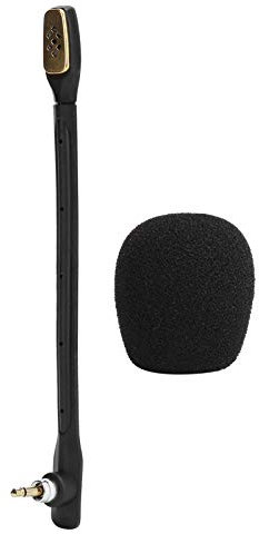 Leapiture Abnehmbares Mikrofon, 3,5-mm-Klinkenstecker Abnehmbares Mikrofon Ersatz-Headset-Mikrofon Noise Cancelling-Mikrofon Gaming-Headset Für Logitech Astro A40