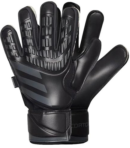 adidas Unisex Match Fingersave Torwarthandschuhe, Schwarz/Schwarz, 10