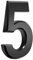 3 Inch Mailbox Numbers Adhesive 3D Number Sticker for Outdoor Indoor Apartment Office Hotel Home Door Plate Address Mail Box Number (Black-5)