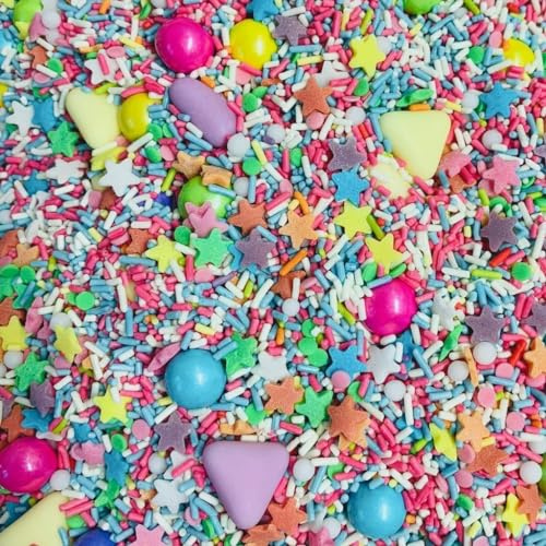 Purple Cupcakes Sprinkles Mix - JUST HAPPY! - Cake and Cupcake Sprinkles for Birthdays, Weddings and all occassions
