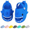 WUYISTAR Chanclas Tiburón Niñas Chanclas de playa para niños Sandalias antideslizantes para piscina Chanclas de Verano Zuecos Azul Real