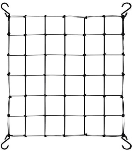 Hsthe Sea 2 Pcs Grow Tent Netting, Elastic Lattice Netting, 60 X 60cm Plant Netting Hydroponic Cricket Netting With 8 Hooks, Garden Tent Plant Support
