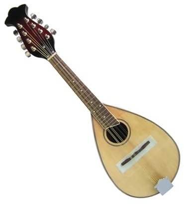 Mandolinen-Instrumentensatz Handgefertigtes Mandolinen-Musikinstrument Aus Massivholz In Sunburst(Light Yellow)