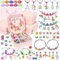 WLIAGYE Geschenke für Mädchen, Selber Machen Geschenk Bastelset Kinder Spielzeug ab 6 Jahre mit Schmuckschatulle,Einschulung Halloween Weihnachtsgeschenke für Kinder 3 4 5 6 7 8 9 10 11 12 13 14+Jahre