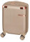 BETLEWSKI - Handgepäck Koffer Hartschale - Reisekoffer mit 4 Rollen - Leicht Hartschalenkoffer ABS Rollkoffer mit Schloss - Größe 45 cm x 32 cm x 20 cm 24 Liter – Champagne