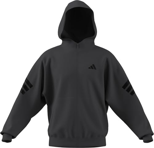 adidas Herren Future Icons Three Stripes Full-Zip Hoodie Kapuzen-Oberteil (1er Pack)