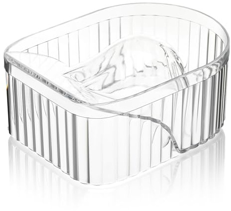 Bol de Trempage Coquillage Transparent pour Manucure en Acrylique | Usage Maison ou Salon Professionnel, Aide au Ramollissement des Cuticules, Retrait des Faux Ongles