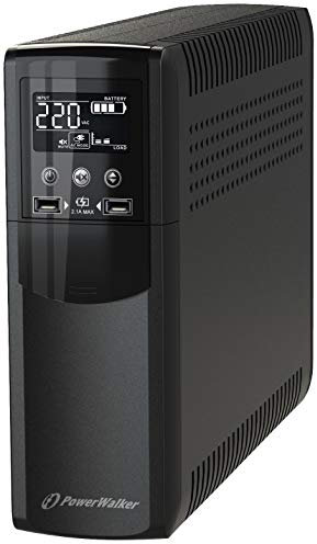 PowerWalker VI 1000 CSW FR UPS 1000VA/600W Line Interact, 10121117 (UPS 1000VA/600W Line Interact. Pure Sine Wave, HID Driver, USB Charging Ports)