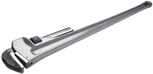 PERFORMANCE TOOL W2148 Aluminum Heavy-Duty Adjustable Straight Pipe Wrench, 48-inch