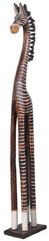Woru Holz-Zebra Deko-Zebra in 3 Größen (ca. 100 cm)