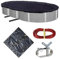 Blue Wave BWC726 Oval Above-Ground Winter Pool Cover, 16-FT x 32-FT, Dark Navy Blue