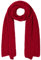 McBURN Britta Zopfstrickschal Schal Strickschal Damenschal Winterschal Wollschal für Damen Norwegerschal Herbst Winter (One Size - rot)