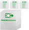 SPARES2GO Cloth Dust Bags compatible with Numatic Henry Hetty Vacuum Cleaners (Pack of 20)