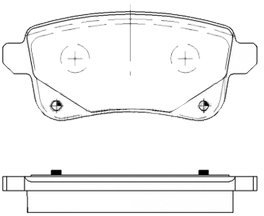 Borg & Beck BBP2538 Rear Brake Pads To Fit Renault Gd Scenic+Elec H/B 14-