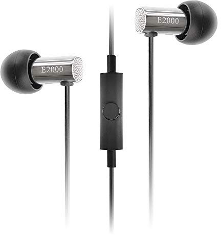 final E2000CS Geräuschisolierender In-Ear Kopfhörer Mit Mikrofon Und Fernbedienung - Aluminium Silber