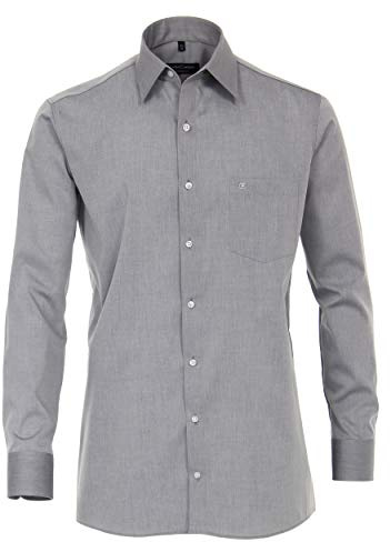 CASAMODA Businesshemd Uni Comfort Fit Grau 50