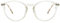 Cyxus Brille Ohne Sehstärke Damen Herren mit Blaulichtfilter, TR90 Super Leicht Rund Brille, Computer Gaming Brillen Anti UV 400 Retro Klare Brillengestelle