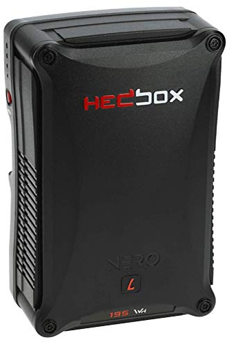 HEDBOX Nero L - V-Mount Li-Ionen Cine Akku 195Wh, D-Tap und USB Ausgang, Belastbar bis 13A - Falltest Zertifiziert