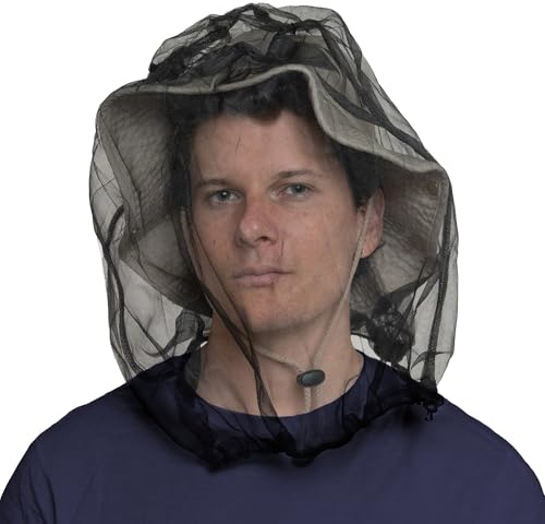 Moskitonetz für Mücken, Moskitonetz für Hüte, Insektennetz, Maske für Mücken, Mücken, mit extra feinen Fliegengitter-Löchern, Outdoor-Schutz, für Männer und Frauen, frei von Chemikalien