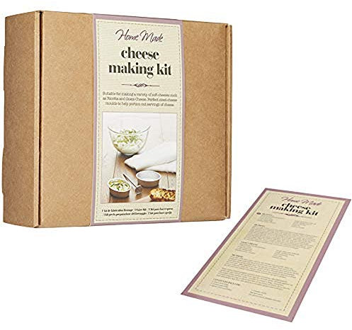 Kitchencraft Set de Fabrication de Fromage Maison, 4 Pièces