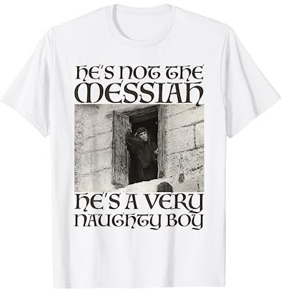 Monty Python Official Messiah Naughty Boy T-shirt T-Shirt
