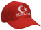 Fan-O-Menal Baumwoll - WM - Cap mit Bestickung - Türkiye - Türkei Türkey 67164 rot - Cap Kappe Baumwollcap Baseballcap