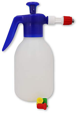 Brestol Foam Master 1,8 Liter Füllvolumen mit verschiedenen Schaumgrad-Adaptern zum Versprühen und Schäumen von Autoshampoo & Sanitärreiniger - Schaumsprüher Sprühflasche