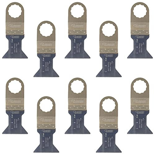 10 x SabreCut SC44F_10 44mm Feinzahn Holz Klingen kompatibel mit Fein SuperCut und Festool Vecturo (nicht StarLock) Oszillierendes Multifunktionswerkzeug Multifunktionswerkzeug-Zubehör